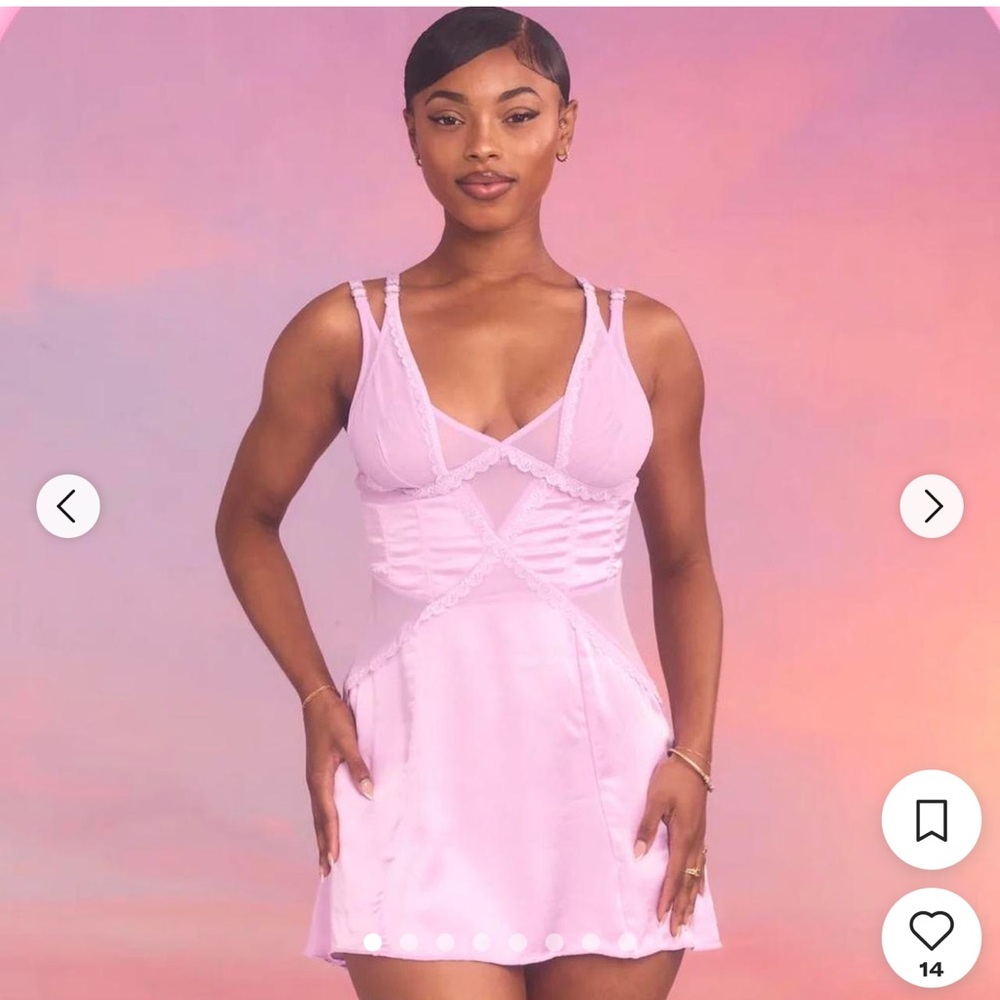 Voight lilac twin flame dress